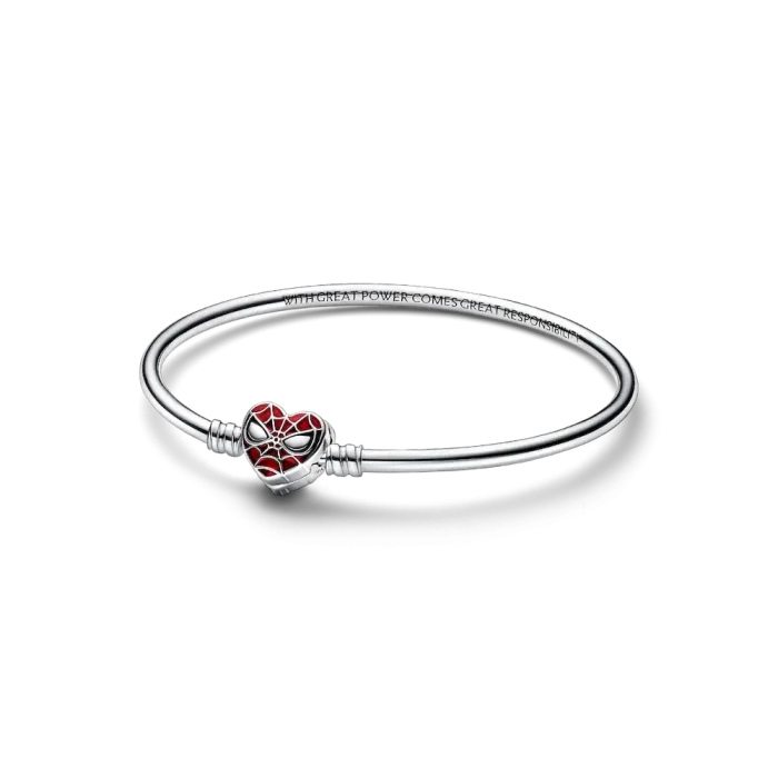 Marvel Spider Man Charm and Bangle Set - Image 2