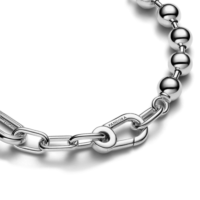 Pandora ME Metal Bead & Link Chain Bracelet - Image 3