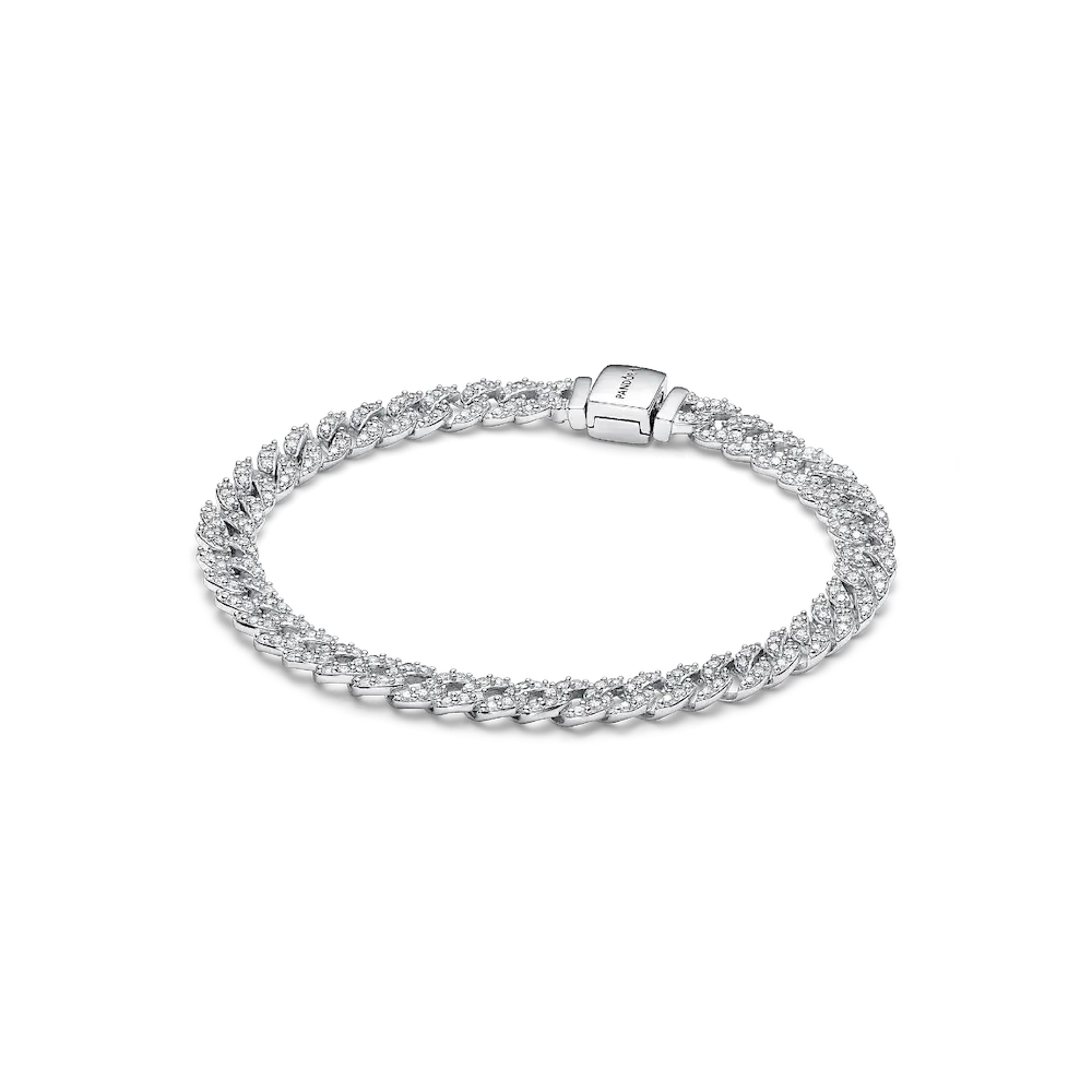 Pavé Cuban Chain Bracelet