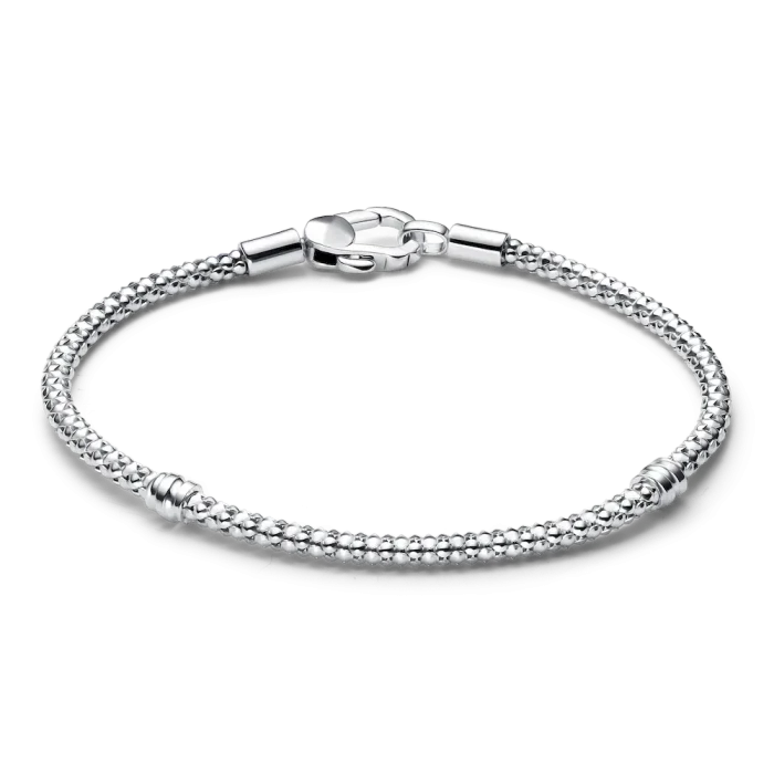 Engravable Double Heart Charm Bracelet Set - Image 5