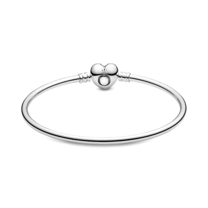 Pandora Moments Heart Clasp Bangle - Image 7