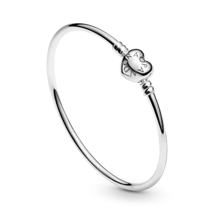 Pandora Moments Heart Clasp Bangle - Image 5