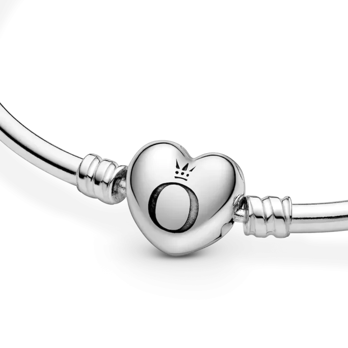 Pandora Moments Heart Clasp Bangle - Image 6