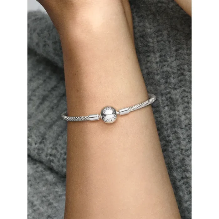 FINAL SALE - Pandora Moments Mesh Bracelet - Image 2
