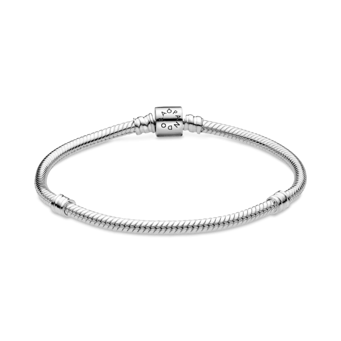 Pandora Moments Barrel Clasp Snake Chain Bracelet - Image 5