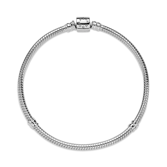 Pandora Moments Barrel Clasp Snake Chain Bracelet - Image 6