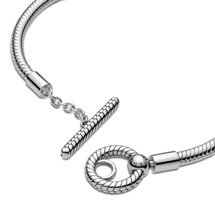 Pandora Moments T-Bar Snake Chain Bracelet - Image 9