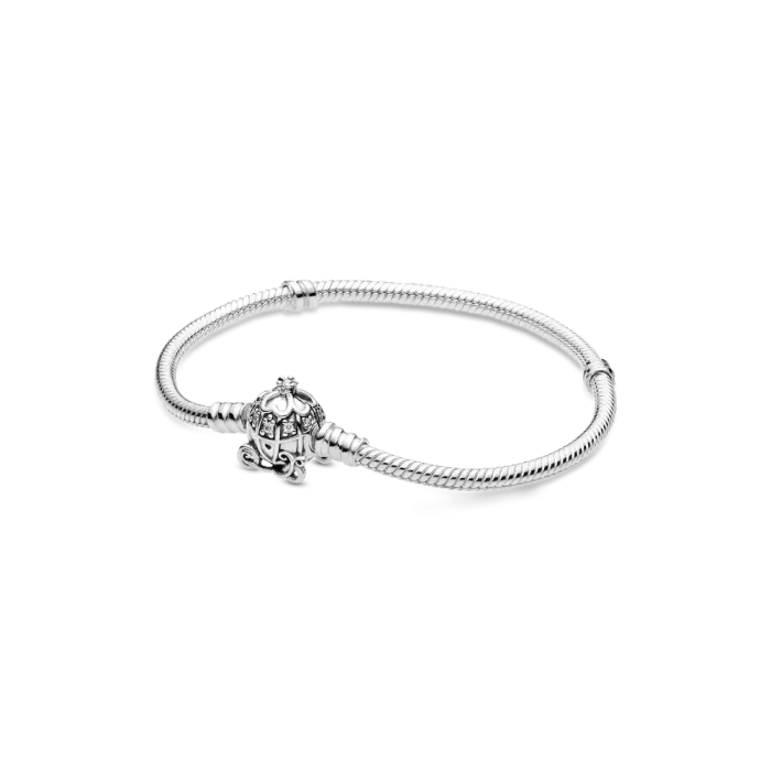 Disney Cinderella Pumpkin Coach Clasp Pandora Moments Bracelet - Image 2