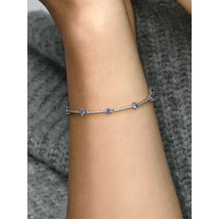 Sparkling Pavé Bars Bracelet - Image 3