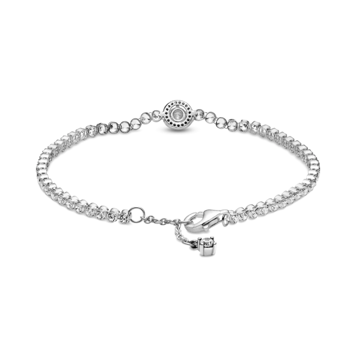 Sparkling Halo Tennis Bracelet - Image 4