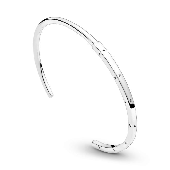 Pandora Signature I-D Open Bangle - Image 4