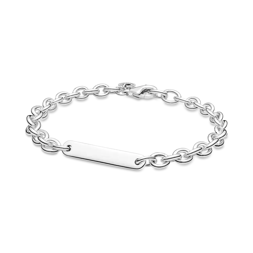Engravable Bar Link Bracelet