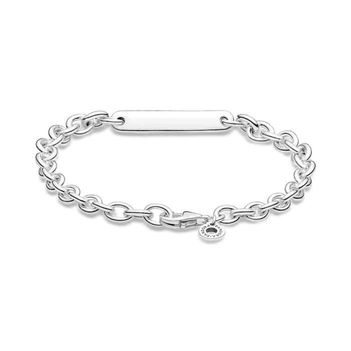 Engravable Bar Link Bracelet - Image 5