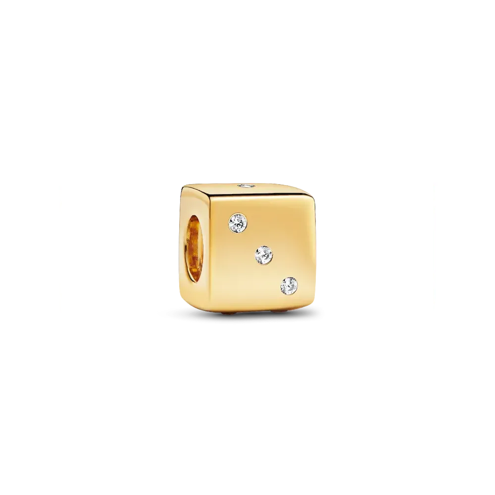 Sparkling Dice Charm