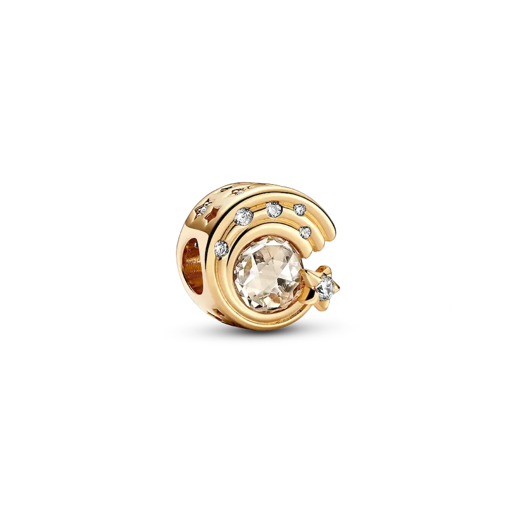 Sparkling Shooting Star Charm