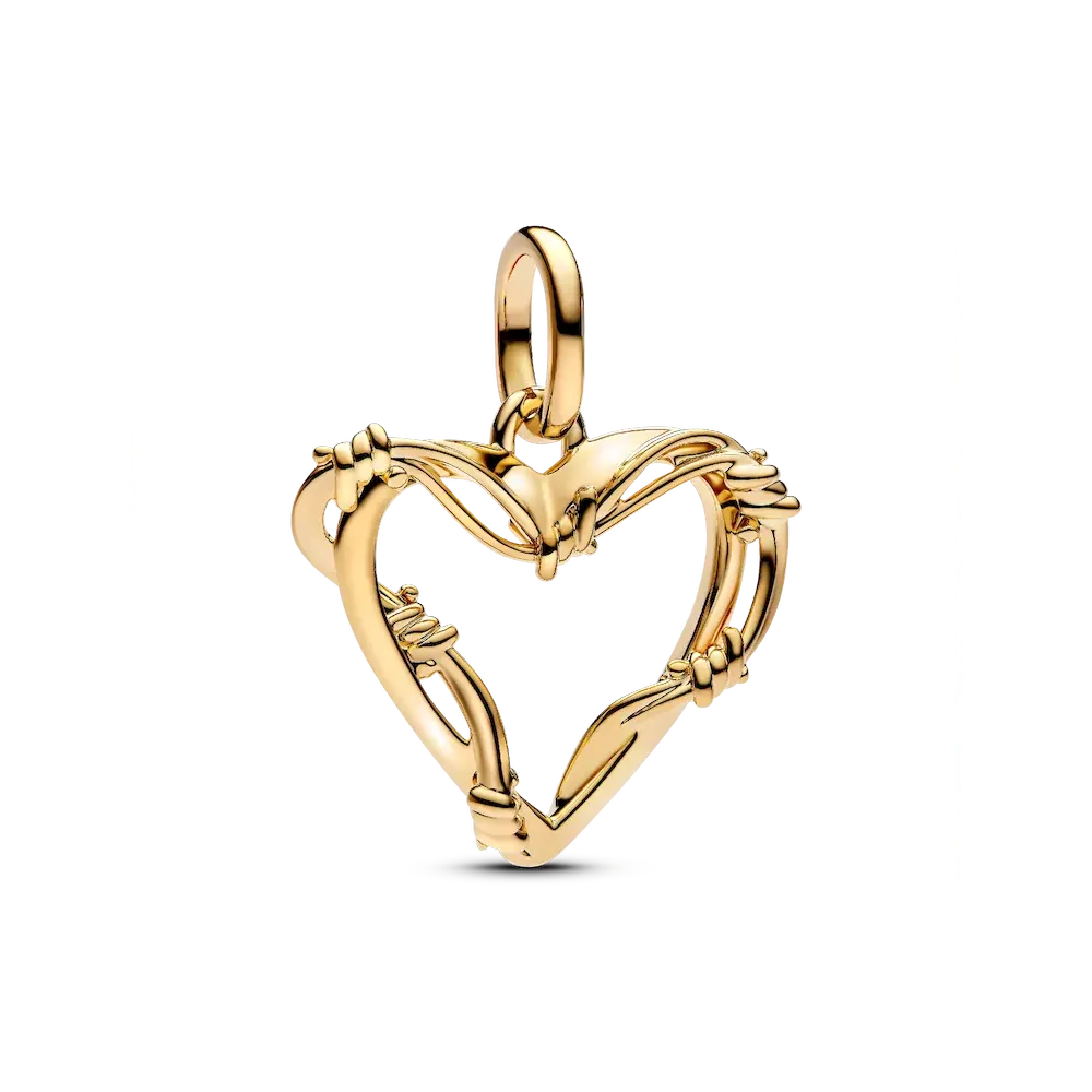 Wire Heart Dangle Charm