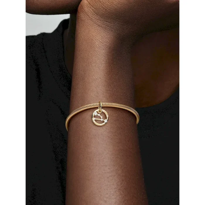 Taurus Zodiac Dangle Charm Bracelet Set - Image 11