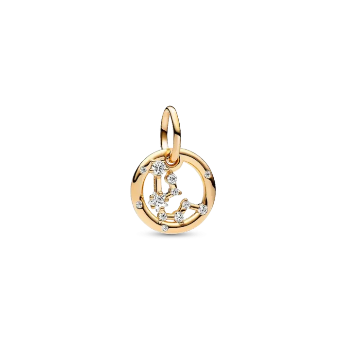 Aquarius Zodiac Dangle Charm Bracelet Set - Image 3