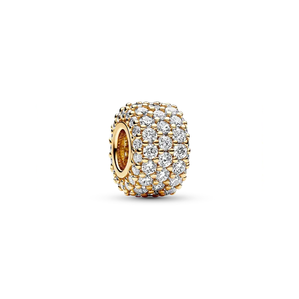 Sparkling Pavé Triple-row Charm