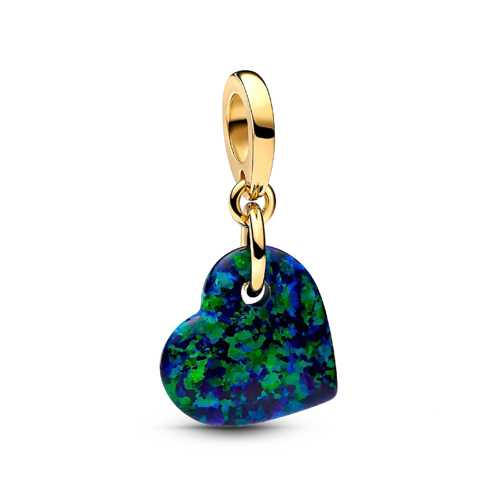 763348C01_RGB.webp Opalescent Green Heart Dangle Charm - Image 1