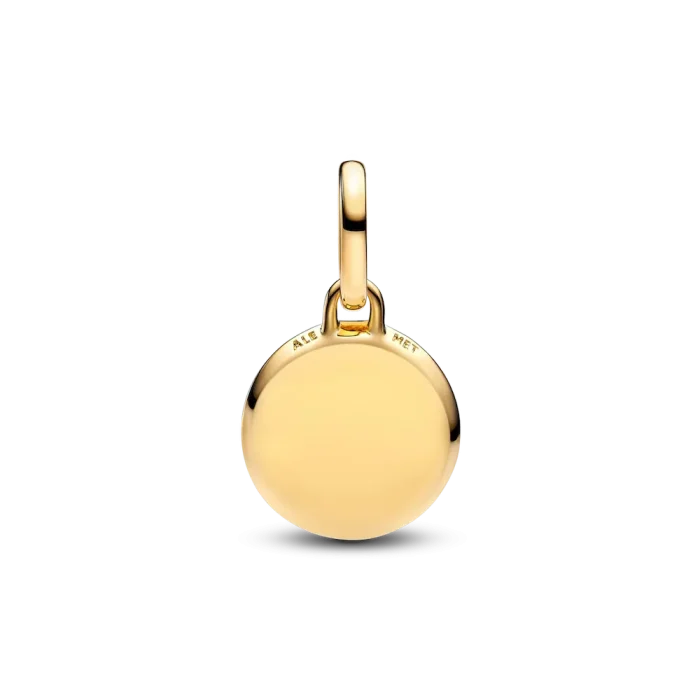 Green Engravable Mini Medallion Charm - Image 7