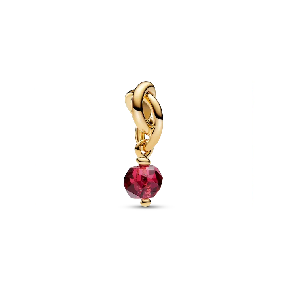 763462C07_RGB.webp Faceted True Red Eternity Circle Dangle Charm - Image 1