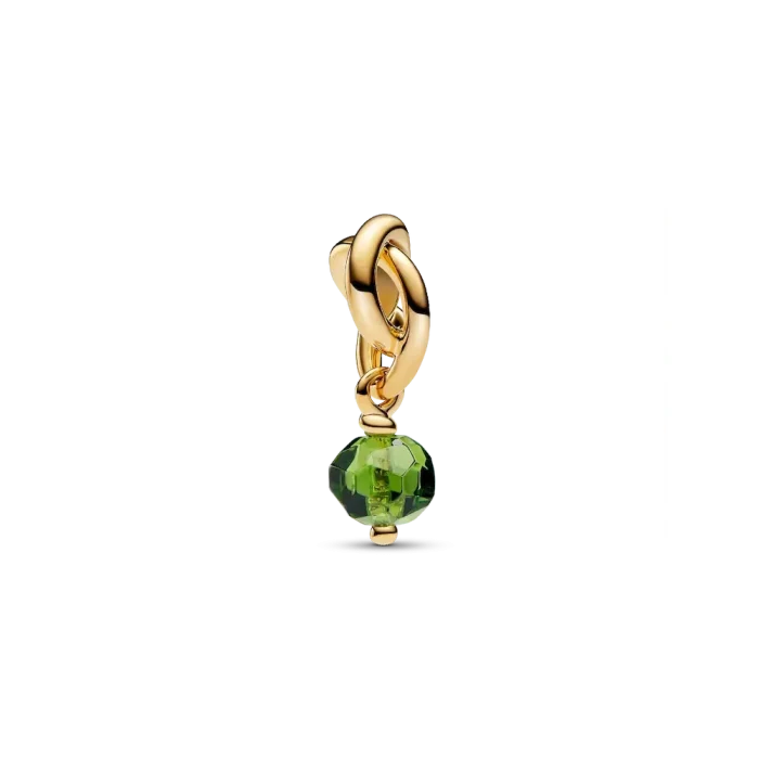 August Eternity Circle Dangle Charm Necklace Set - Image 2