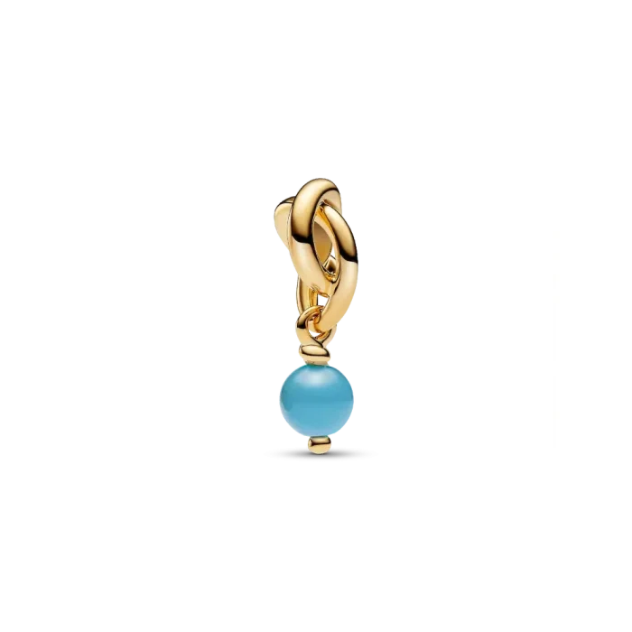 14k Gold Plated December Birthstone Necklace Set - Image 2