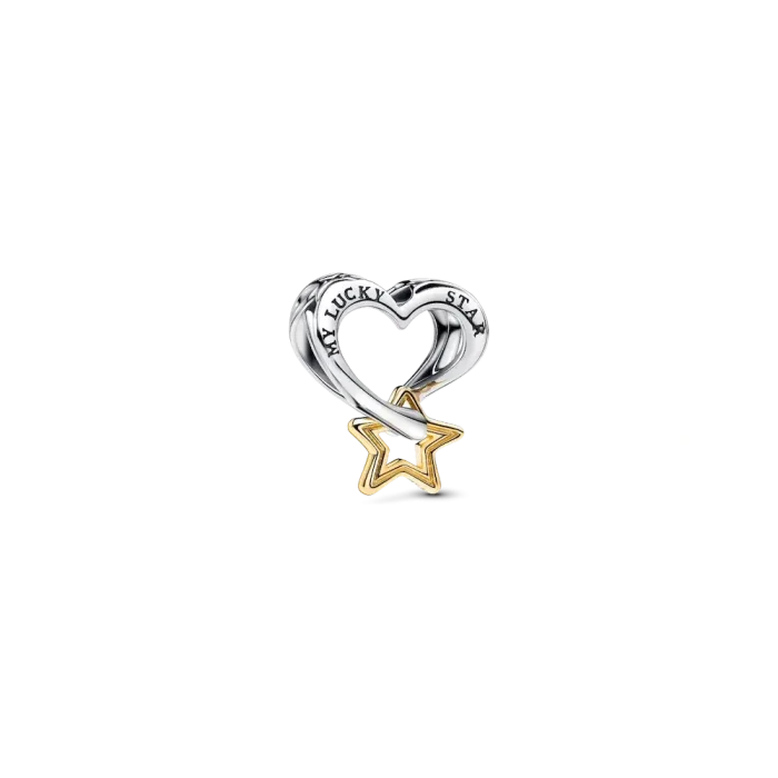 Lucky Star & Heart Charm - Image 2