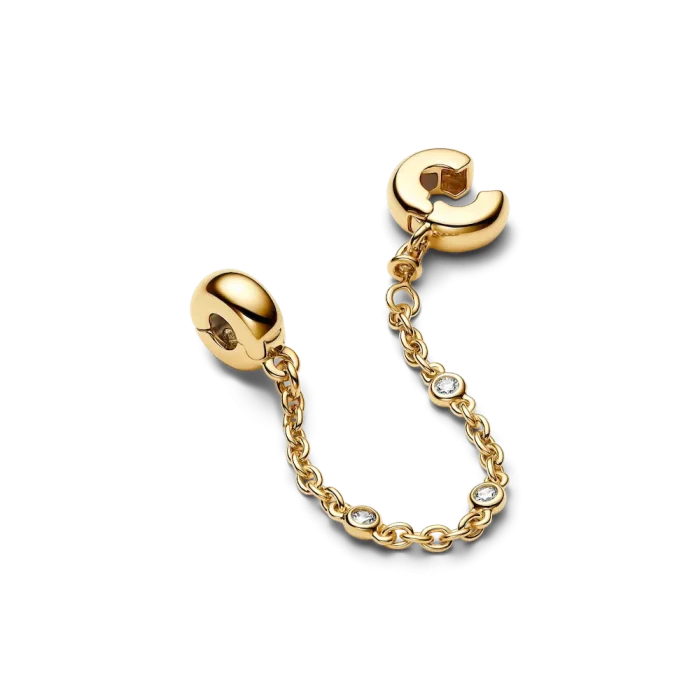 Triple Clear Stone Safety Chain - Image 4