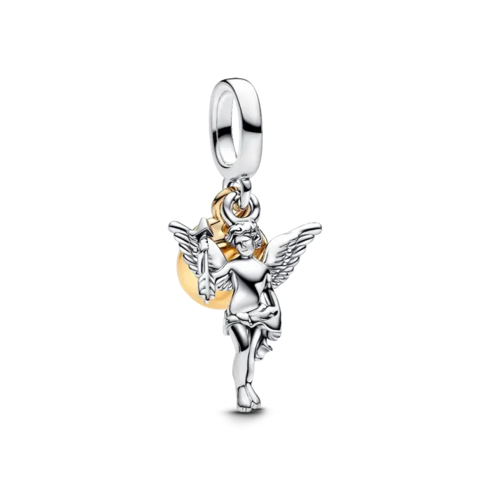 Cupid Dangle Charm Necklace - Image 2