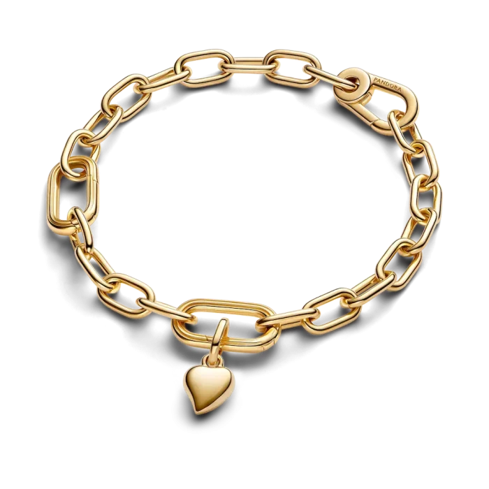 Golden Barbed Wire Heart Bracelet Set - Image 18