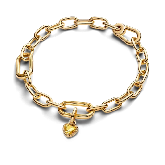 Golden Butterfly and Heart Charm Bracelet - Image 16