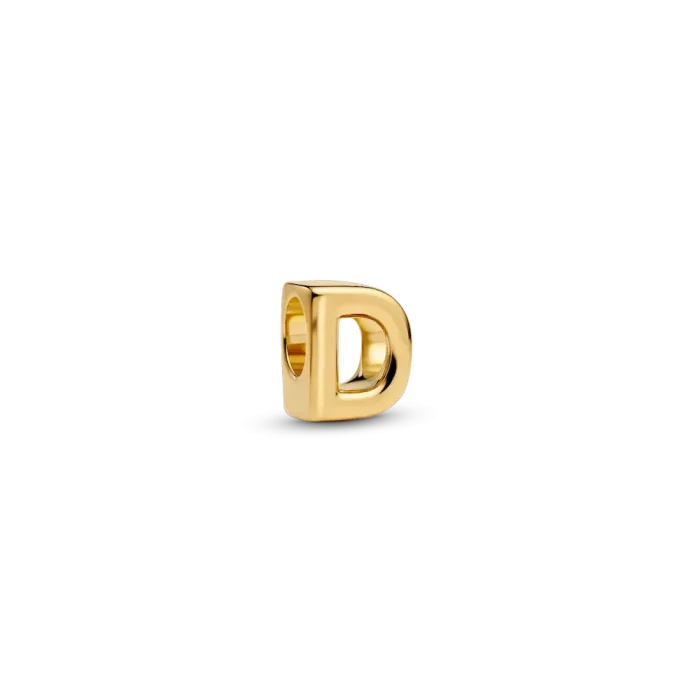 Letter D Charm Necklace - Image 3
