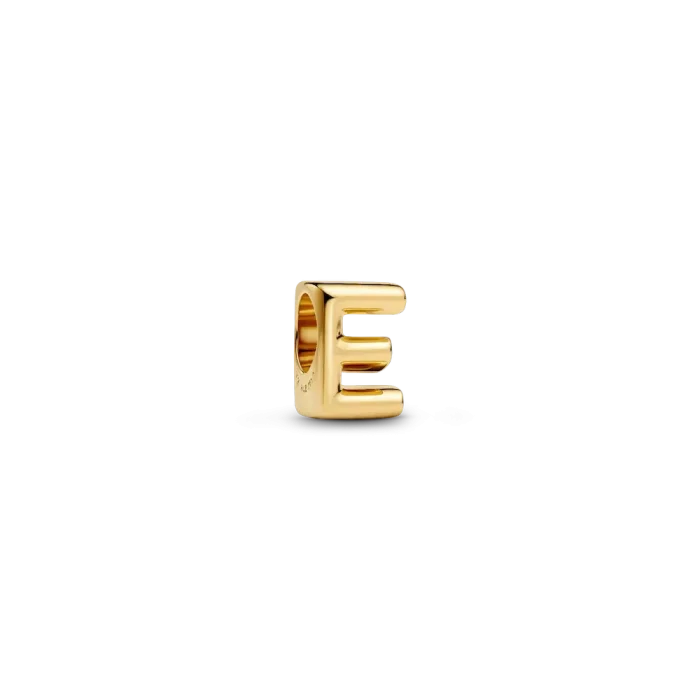 Letter E Charm Necklace - Image 2