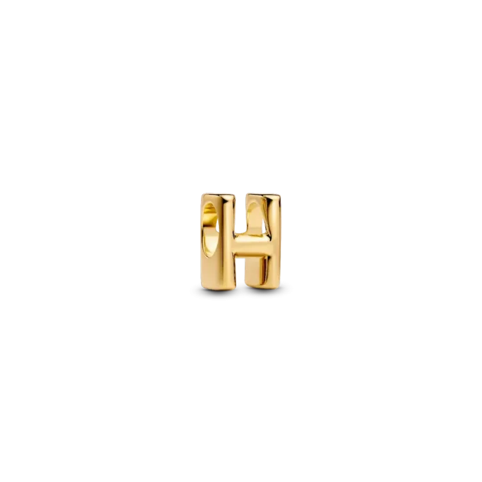 Letter H Charm Necklace - Image 2