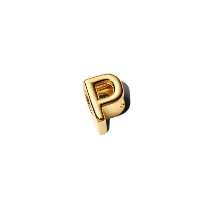 Letter P Charm Necklace - Image 11