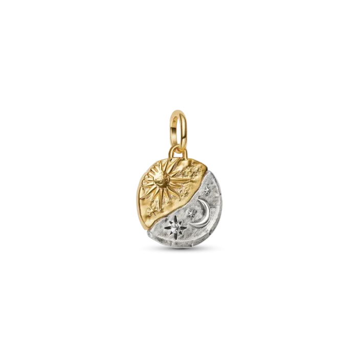 Sun & Moon Medallion Bracelet Set - Image 3