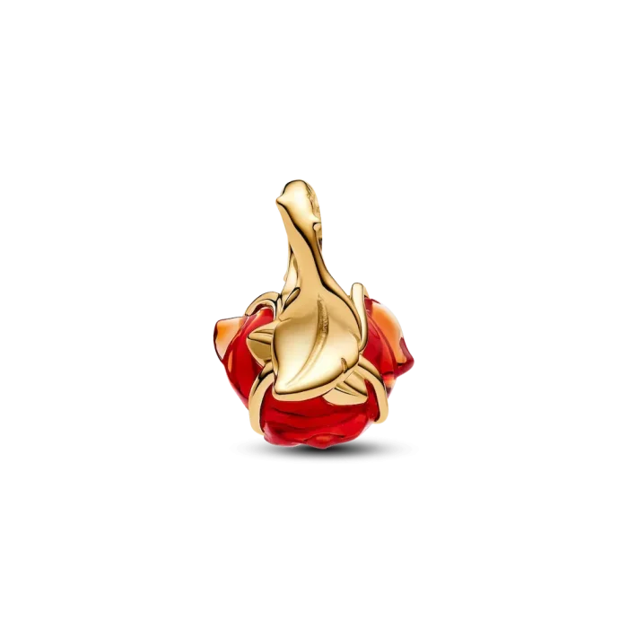 Disney Beauty and the Beast Enchanted Rose Dangle Charm - Image 5