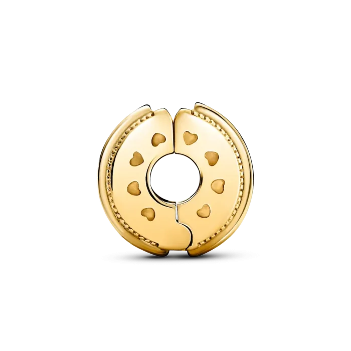 Sparkling Pavé Lines & Logo Clip Charm - Image 3