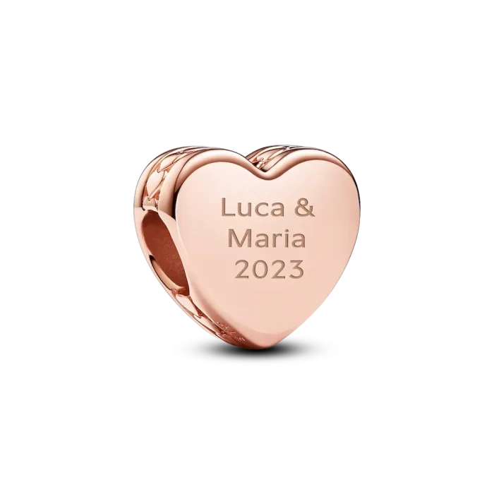 Engravable Heart Charm - Image 4
