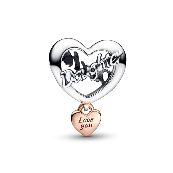 Love You Daughter Heart Charm - Image 4