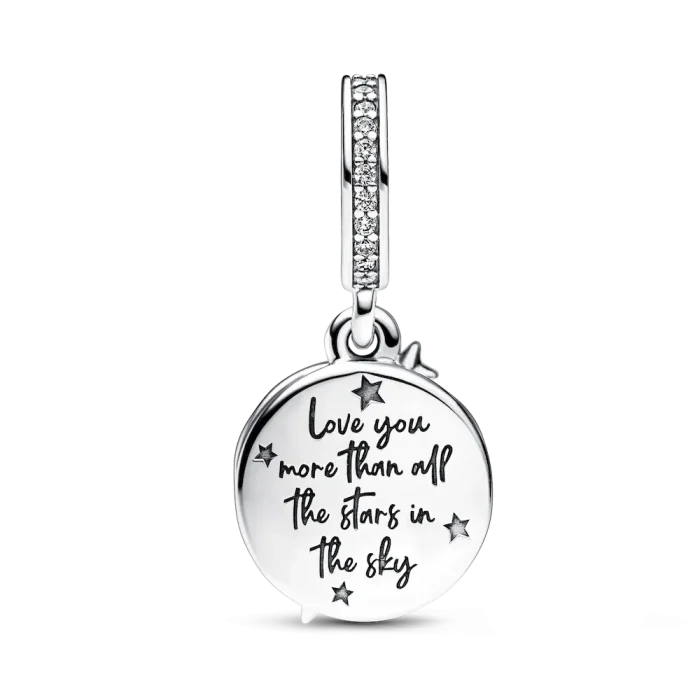 Two-tone Shooting Star Double Dangle Charm - Image 4