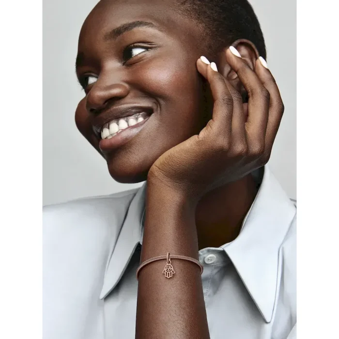 Protective Hamsa Hand Dangle Charm - Image 3