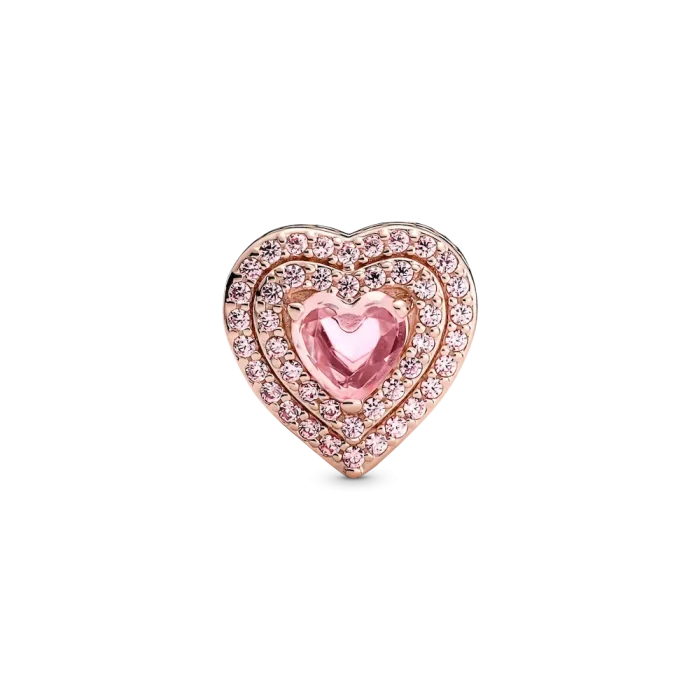 Sparkling Levelled Heart Charm - Image 6