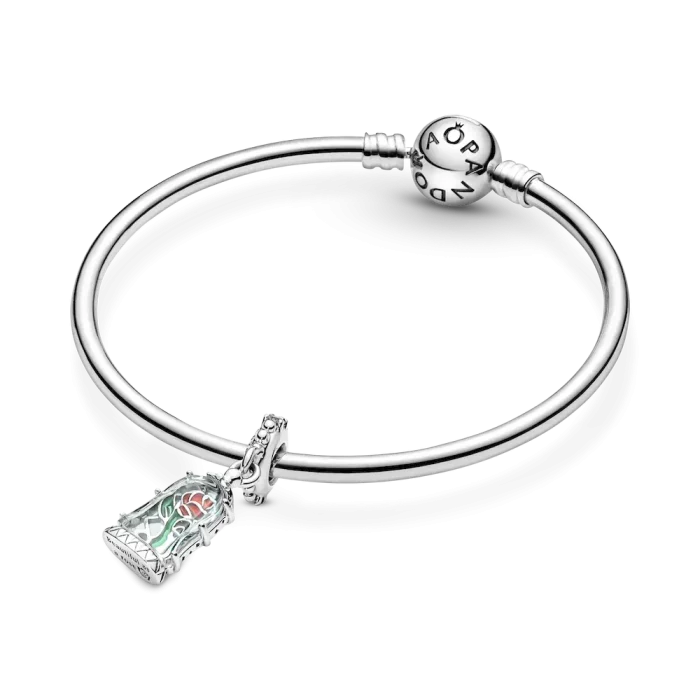 Disney Beauty and the Beast Enchanted Rose Dangle Charm - Image 6