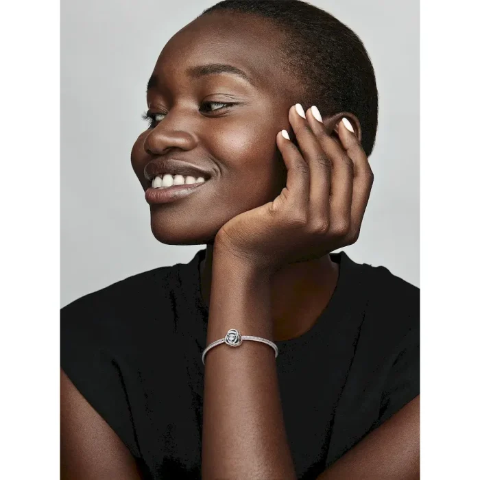 April Birthstone Eternity Circle O Pendant Set - Image 6