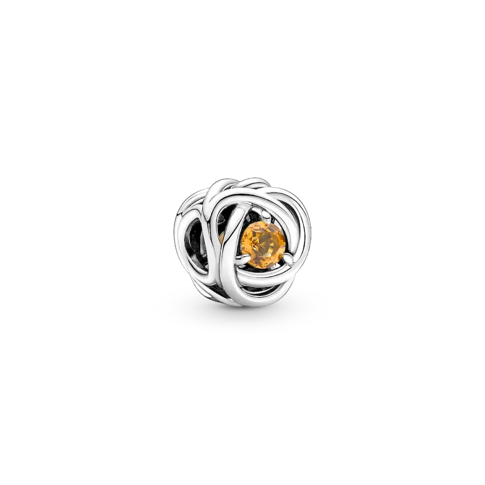 November Honey Eternity Circle Charm