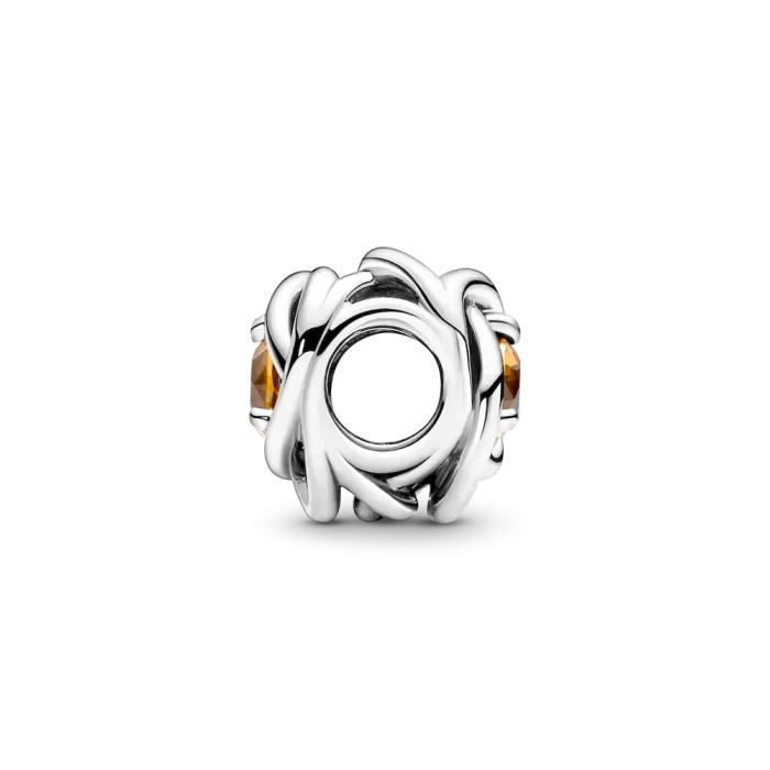 November Birthstone Eternity Circle O Pendant Set - Image 7