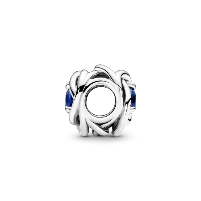 September Blue Eternity Circle Charm - Image 5